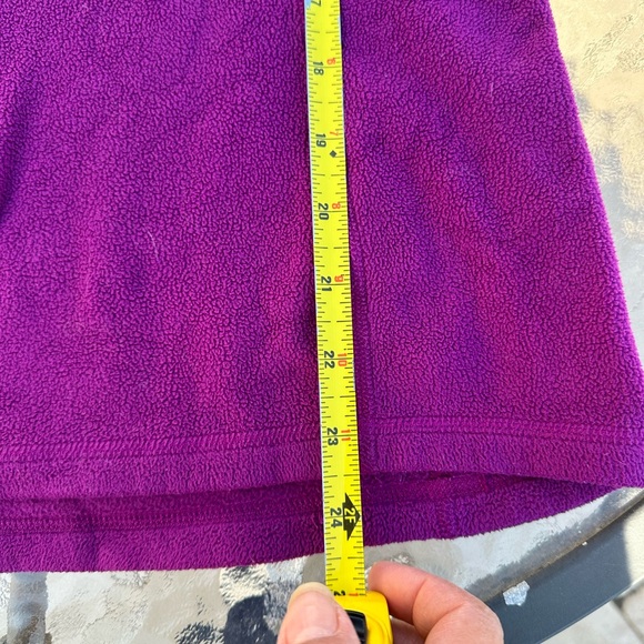The North Face purple fleece sweater size S - Picture 7 of 8
